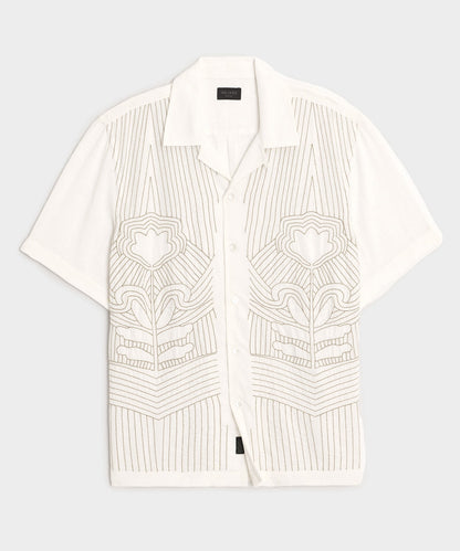 Embroidered Capri Shirt