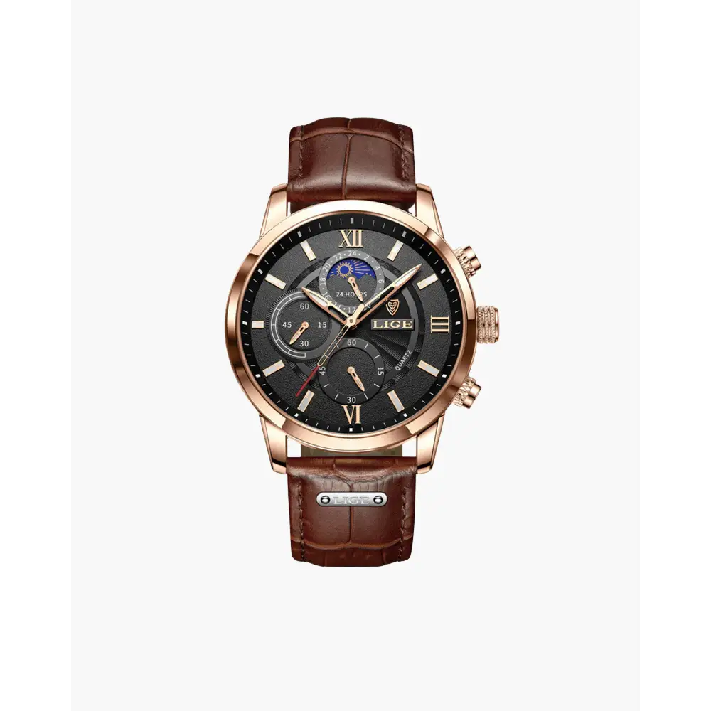 Classic Moonphase Chronograph Watch