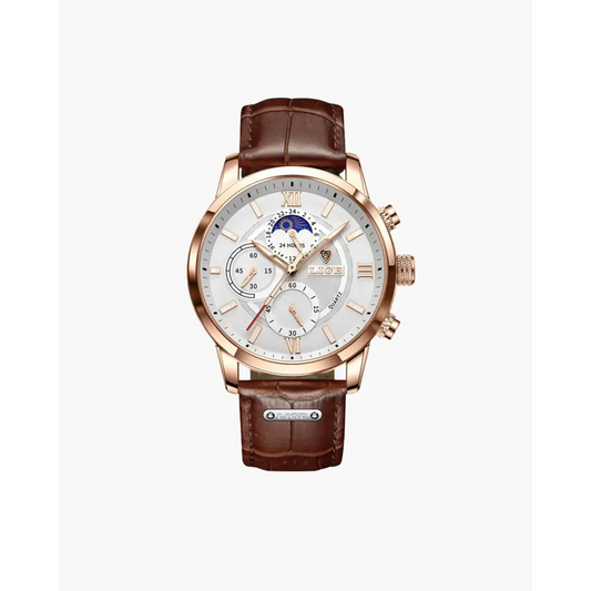 Classic Moonphase Chronograph Watch